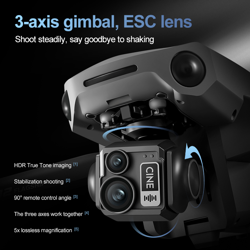8K 3 Axis Gimbal Brushless 7.2 - Drone Gimbal Case บทวิจารณ์และราคา