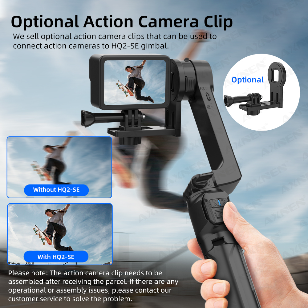 AXNEN HQ2-SE Smartphone Gimbal - Drone Gimbal For Gopro บทวิจารณ์และราคา