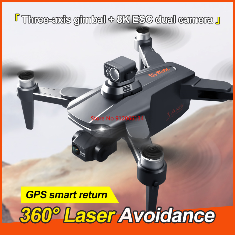 8K ESC Camera GPS Obstacle Avo - Drone Gimbal 3 Axis บทวิจารณ์และราคา