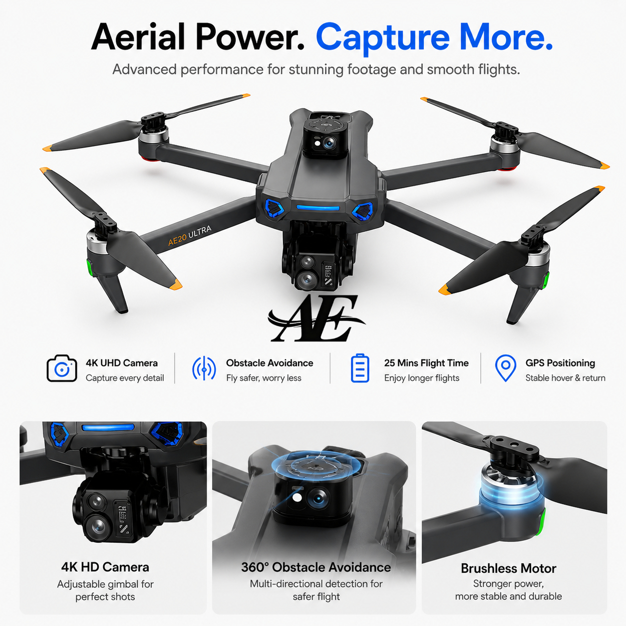 64G GPS RC Drone 8K Profession - Drone Gimbal Mount บทวิจารณ์และราคา