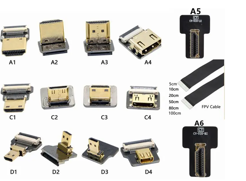FPV Micro Mini HDMI-compat 90  - Drone Gimbal For Gopro บทวิจารณ์และราคา