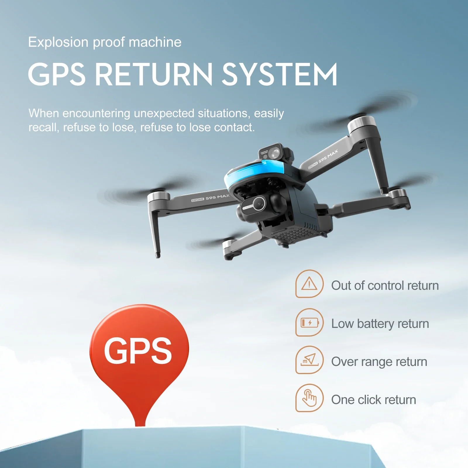 NEW S9S MAX MINI Drone 4K 2-Ax - Drone Gimbal 2 Axis บทวิจารณ์และราคา