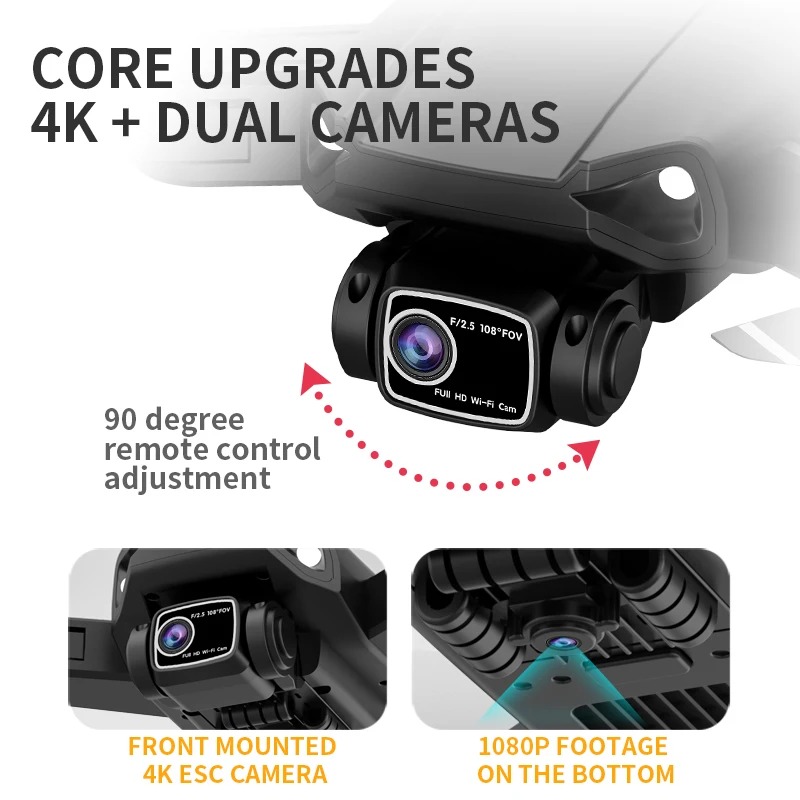 L900 PRO SE GPS Drone 4K Profe - Drone Gimbal Mount บทวิจารณ์และราคา