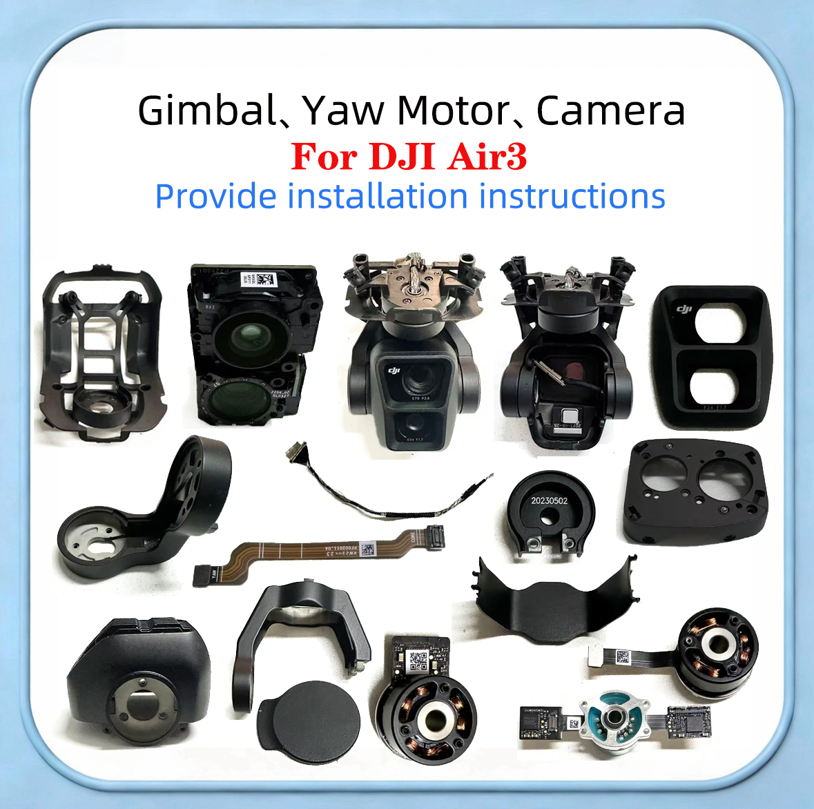 Mavic Air 3 PTZ Gimbal Cable C - Drone Gimbal Case บทวิจารณ์และราคา