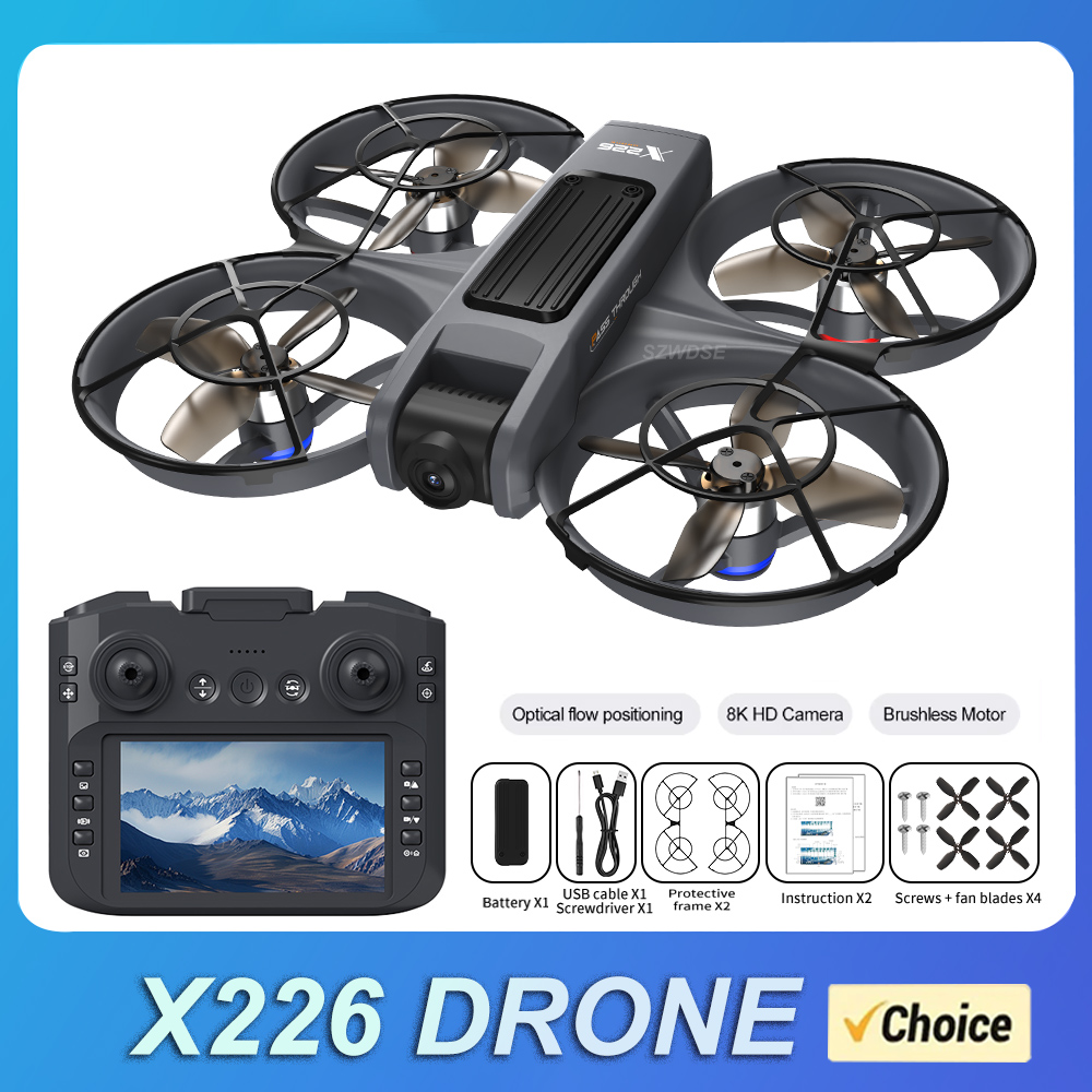 NEW X226 RC Drone 2.4G 5G WIFI - Drone Gimbal Brushless บทวิจารณ์และราคา