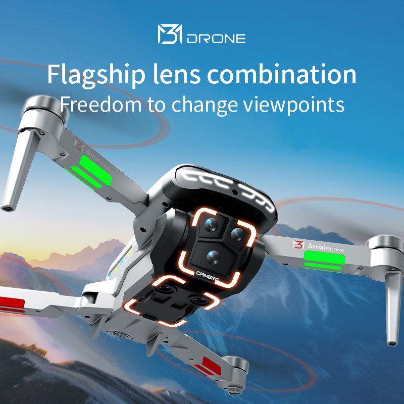 M3 Professional Drone 4K HD Ae - Drone Gimbal 2 Axis บทวิจารณ์และราคา