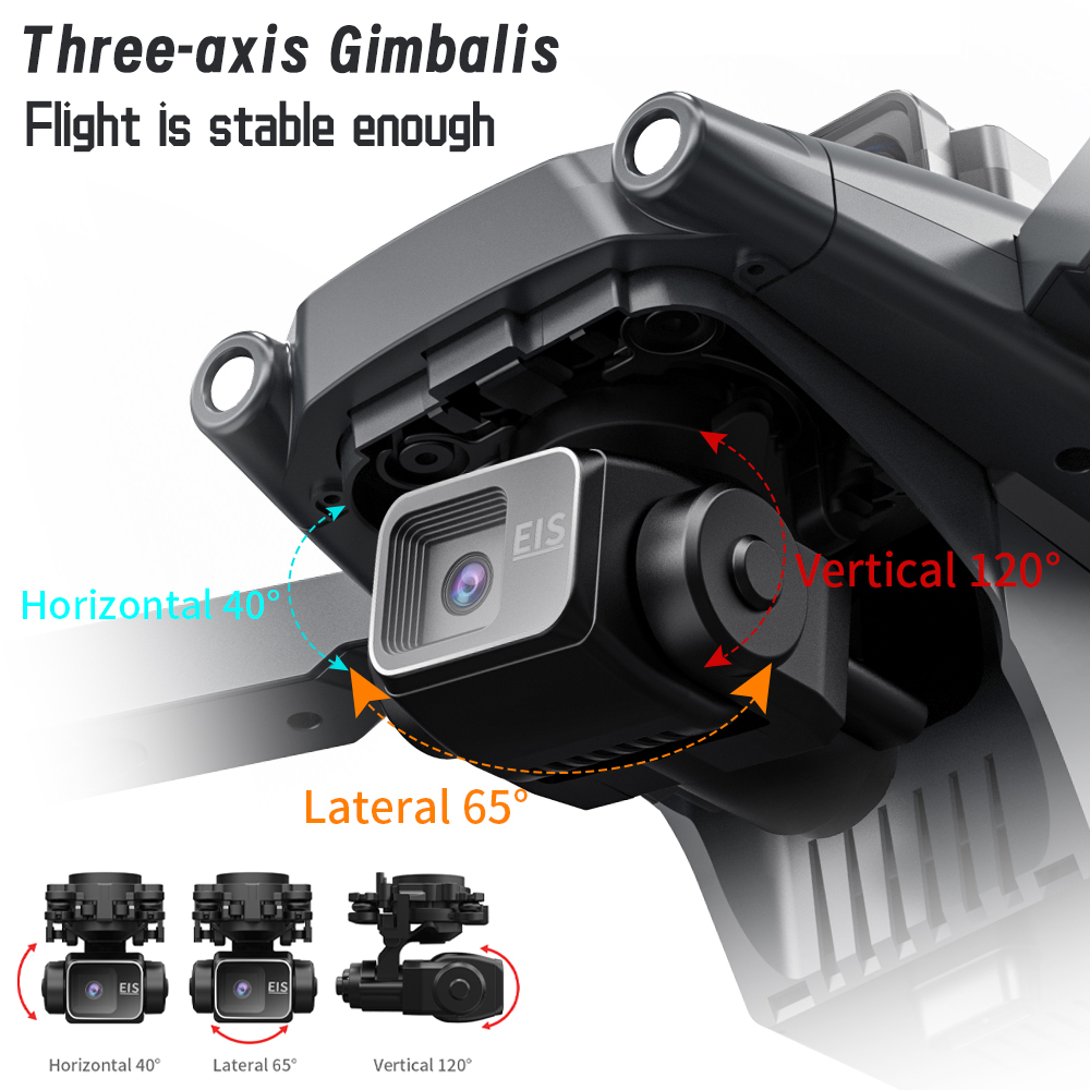L600 MAX GPS Drone Professiona - Drone Gimbal 3 Axis บทวิจารณ์และราคา