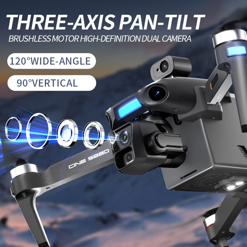 2026 New 8K Dual Camera Drone  - Drone Gimbal Mount บทวิจารณ์และราคา