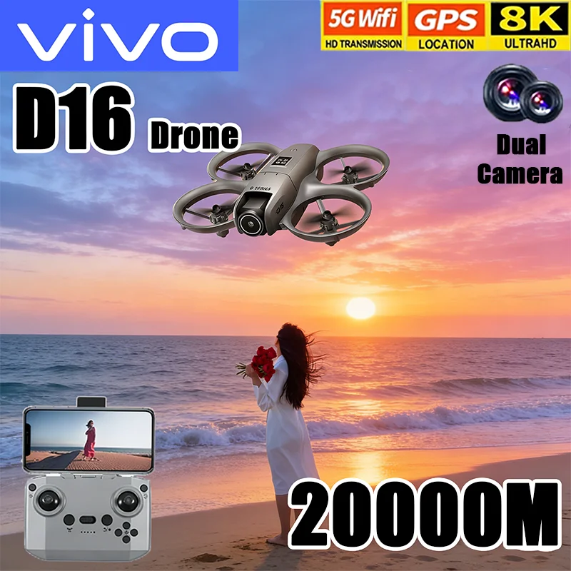 VIVO D16 Mini Drone 8K Camera  - Drone Gimbal Mount บทวิจารณ์และราคา