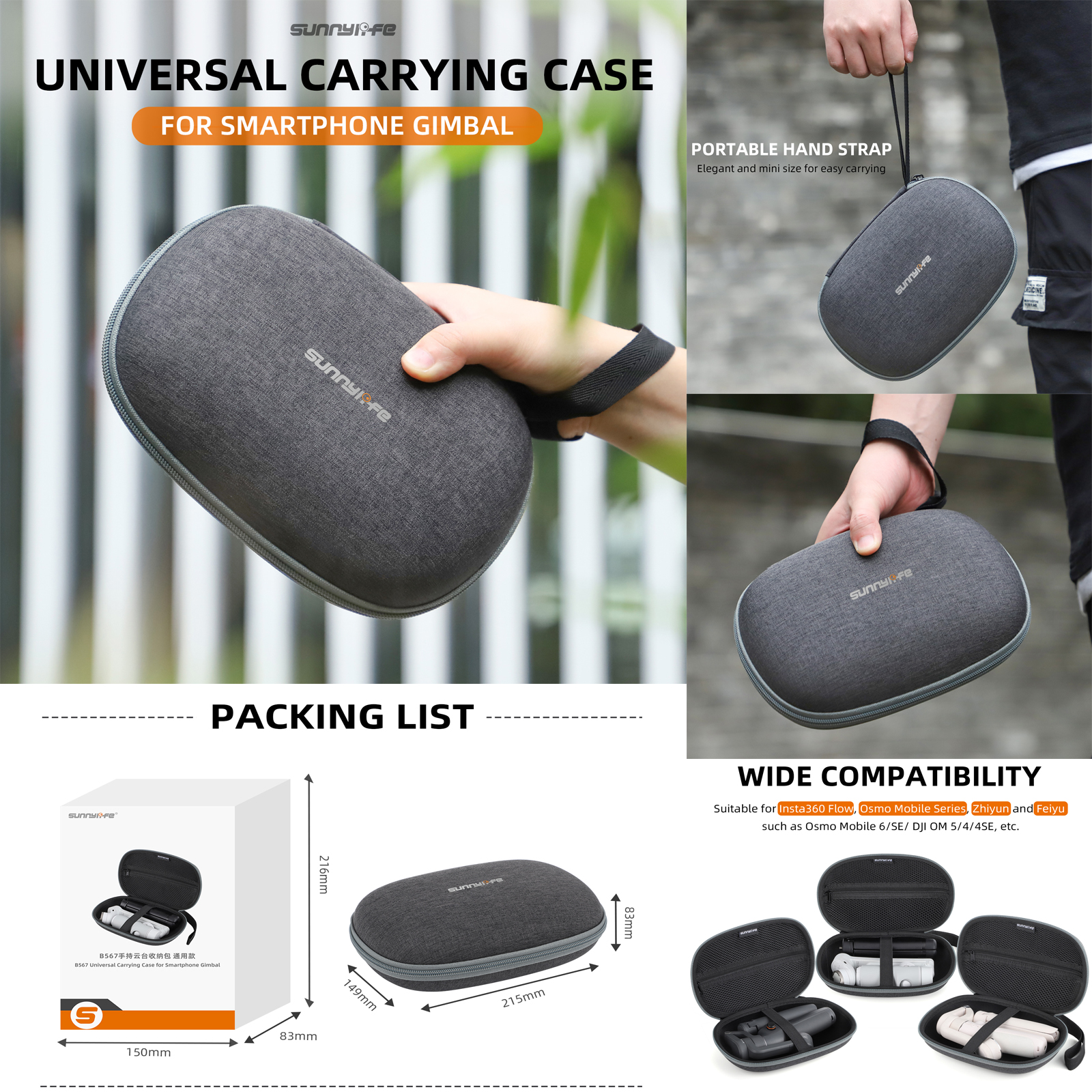 Sunnylife Hard Case Protective - Drone Gimbal For Insta360 บทวิจารณ์และราคา