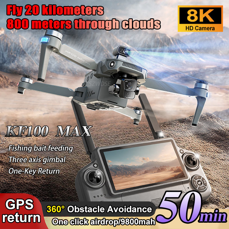 SJRC KF100 MAX 8K UHD Photo HD - Drone Gimbal Case บทวิจารณ์และราคา