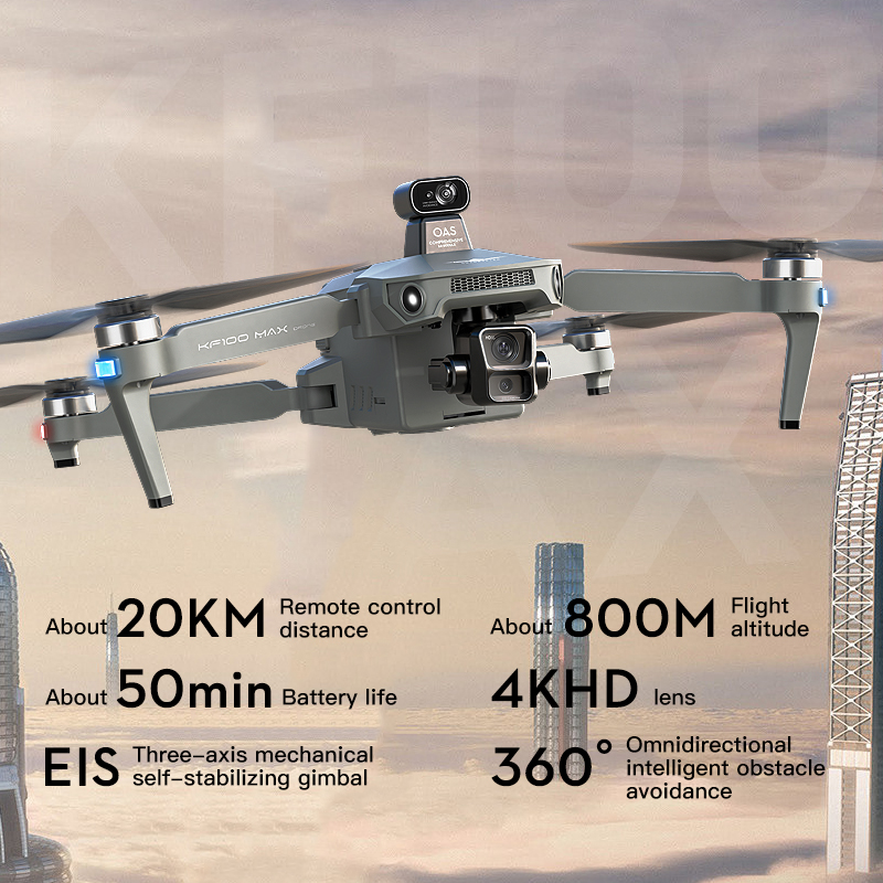 SJRC KF100 MAX 8K UHD Photo HD - Drone Gimbal Case บทวิจารณ์และราคา