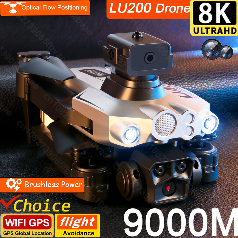 LU200 8K GPS Drone Triple Came - Drone Gimbal Mount บทวิจารณ์และราคา