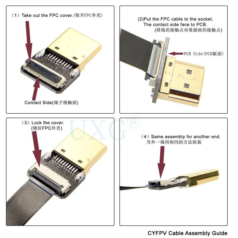 FPV HDMI-compatible Cable To M - Drone Gimbal For Gopro บทวิจารณ์และราคา