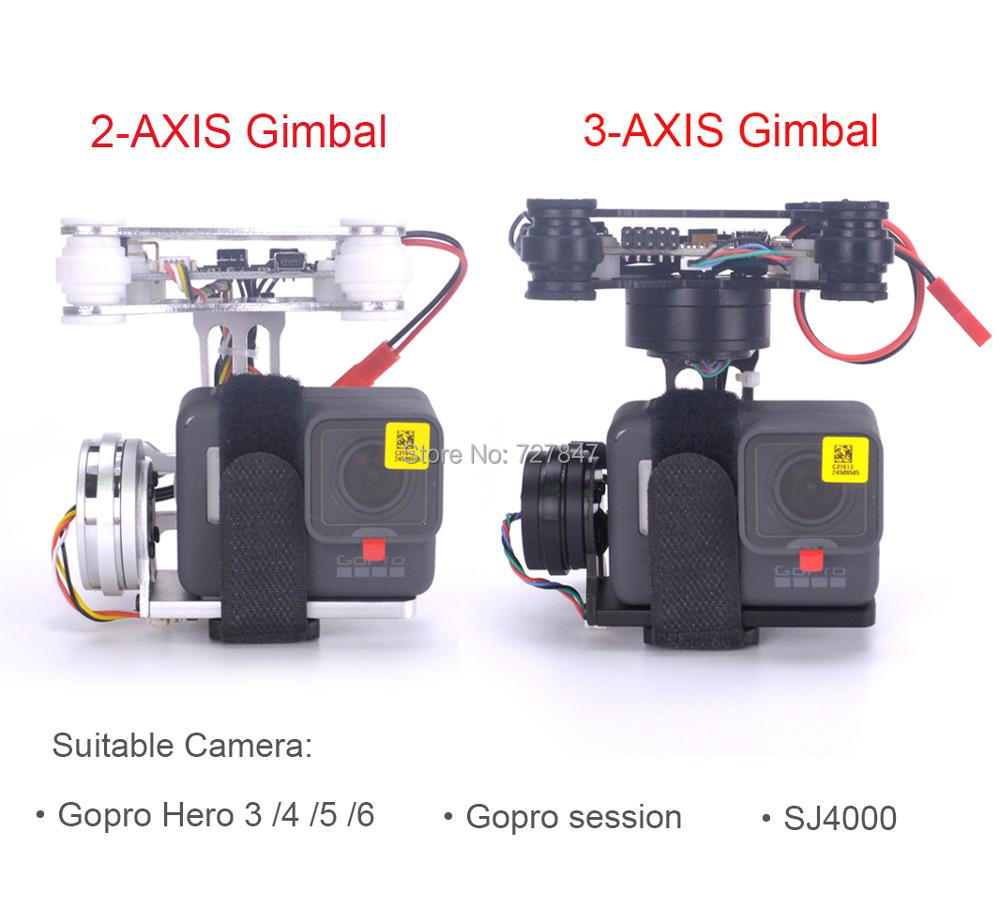 RTF FPV 3-AXIS / Lightweight 2 - Drone Gimbal For Gopro Hero บทวิจารณ์และราคา