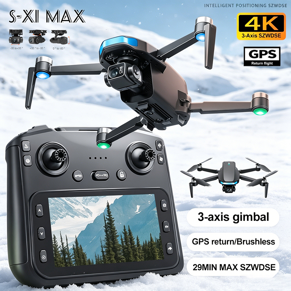 New S-X1 MAX Drone GPS 8K Prof - Drone Gimbal Mount บทวิจารณ์และราคา