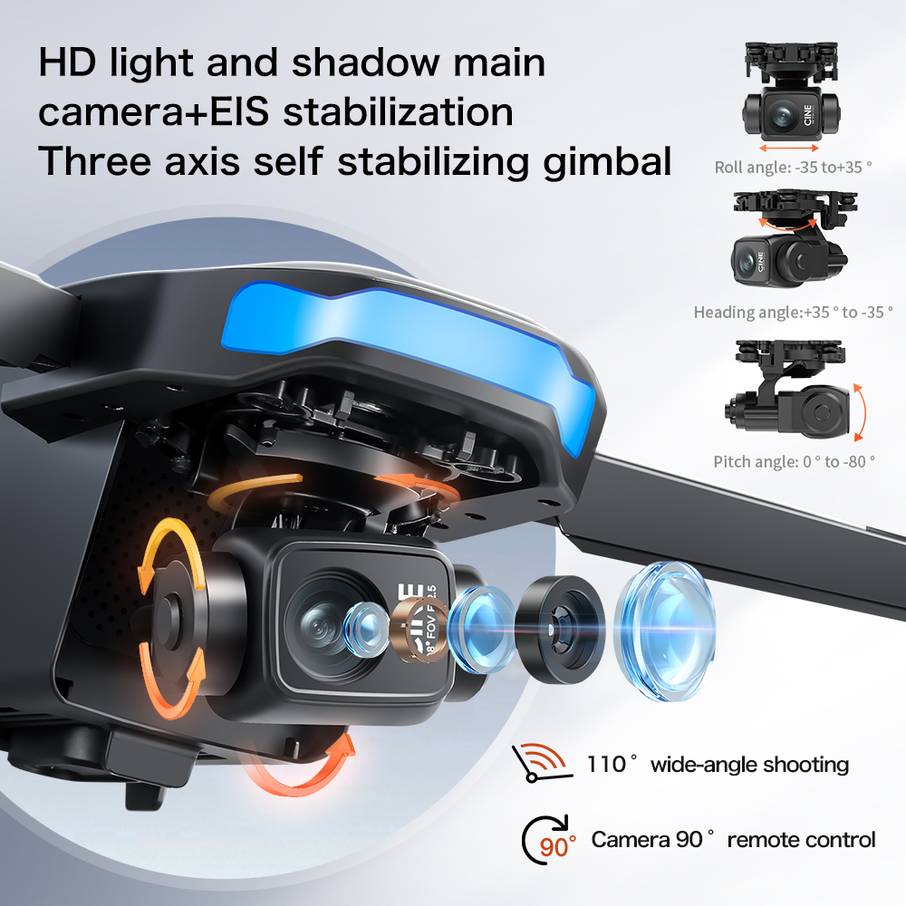 New S-X1 MAX Drone GPS 8K Prof - Drone Gimbal Mount บทวิจารณ์และราคา