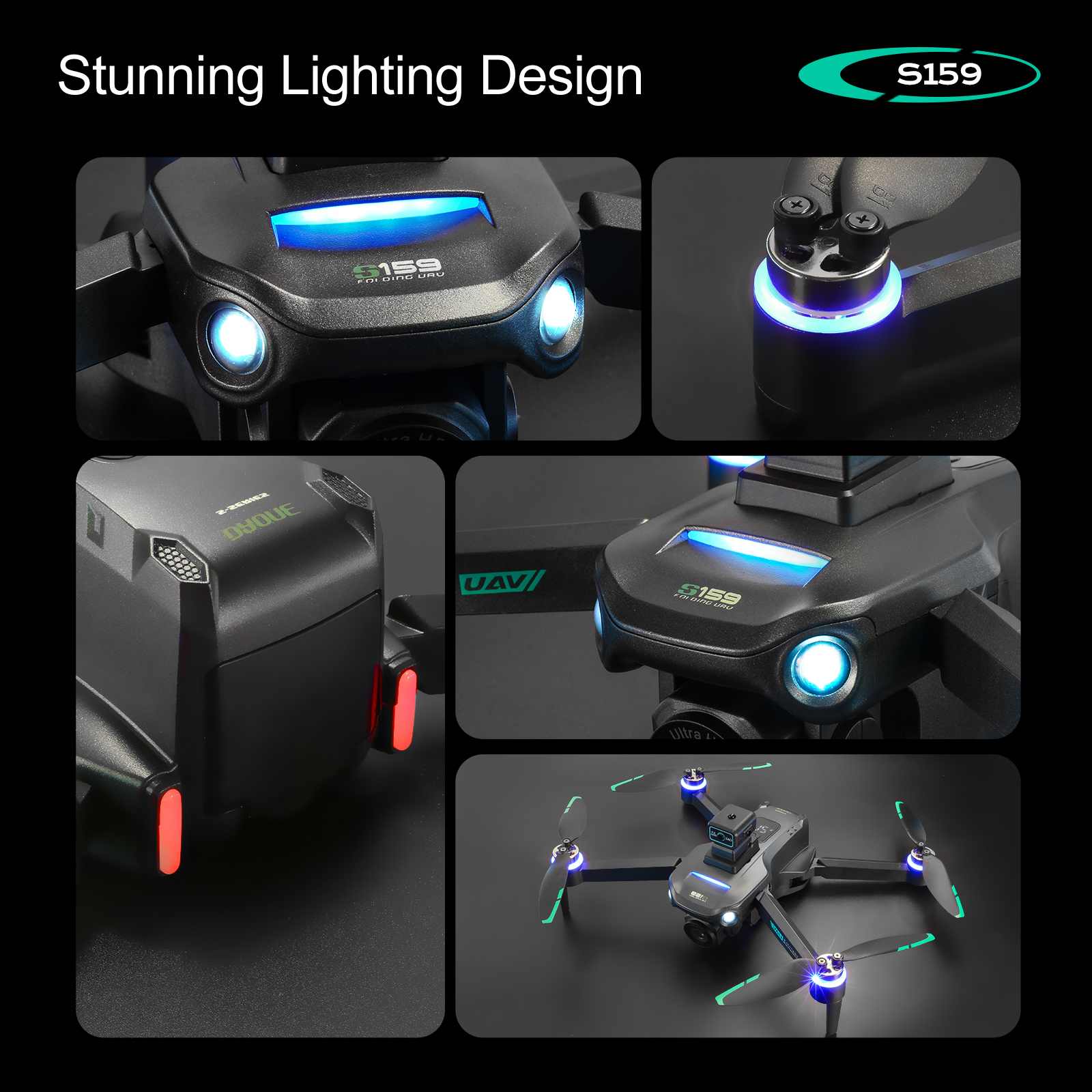 S159 GPS Drone 4K Profesional  - Drone Gimbal Brushless บทวิจารณ์และราคา