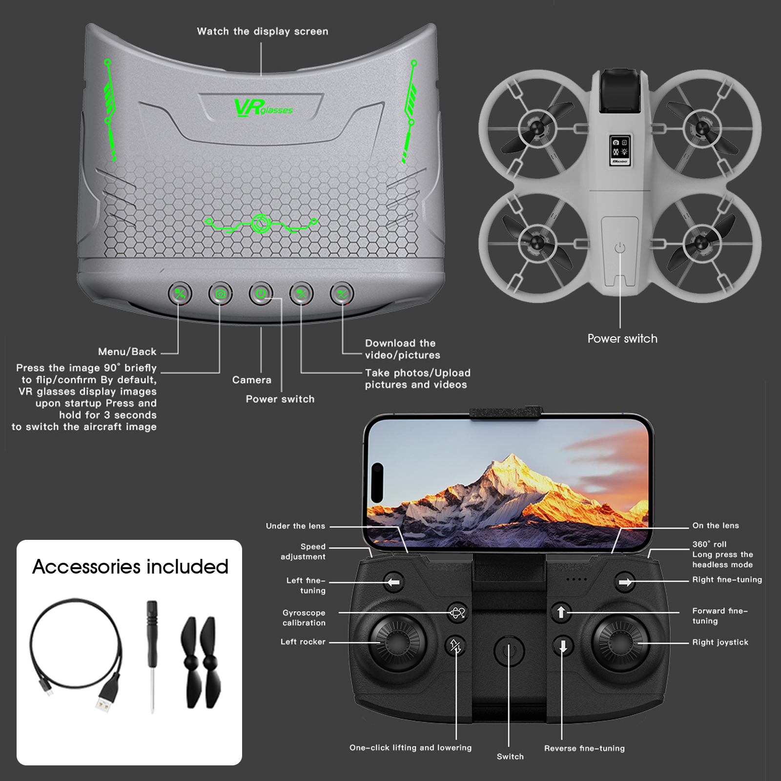 Mini Drone That Is Easy For Be - Drone Gimbal Brushless บทวิจารณ์และราคา