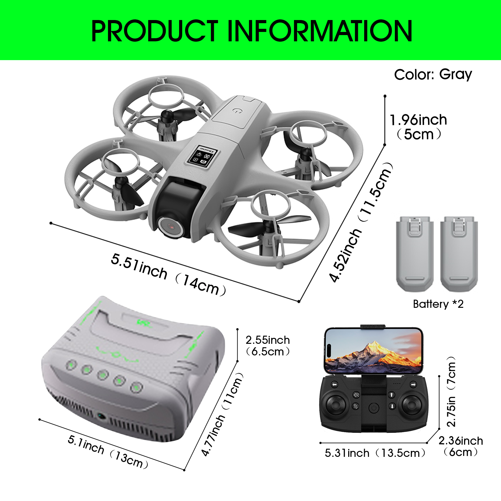 Mini Drone That Is Easy For Be - Drone Gimbal Brushless บทวิจารณ์และราคา